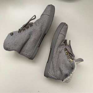 Toms Highland Fleece Botas Gray Chukka Boot